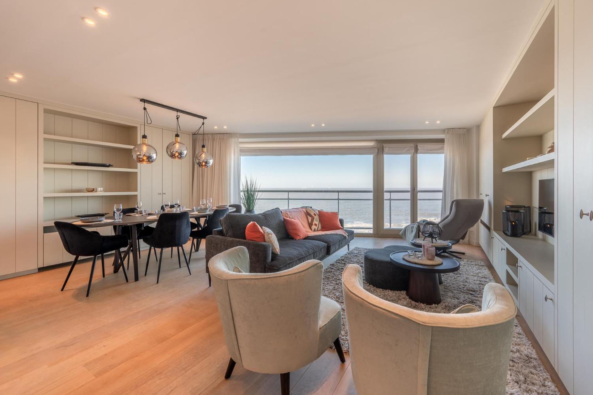 7E Verdiep Appartement Op De Zeedijk In Knokke Voor Max 6 Personen Exterior photo